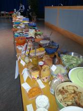 Alle Speisen auf diesem tollen Büfett stammen von unseren Mitgliedern.